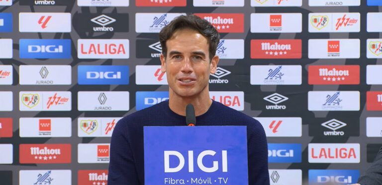 Íñigo Pérez, tras el Rayo Vallecano 1-0 Espanyol (c) LaLiga