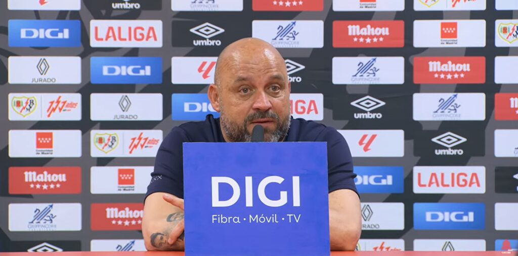 Manolo González, tras el Rayo - Espanyol (c) LaLiga