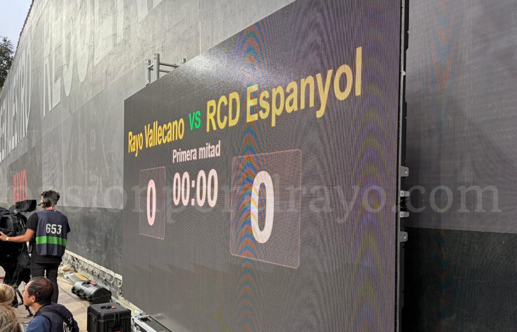 Marcador del Rayo - Espanyol (c) Pasión por el Rayo