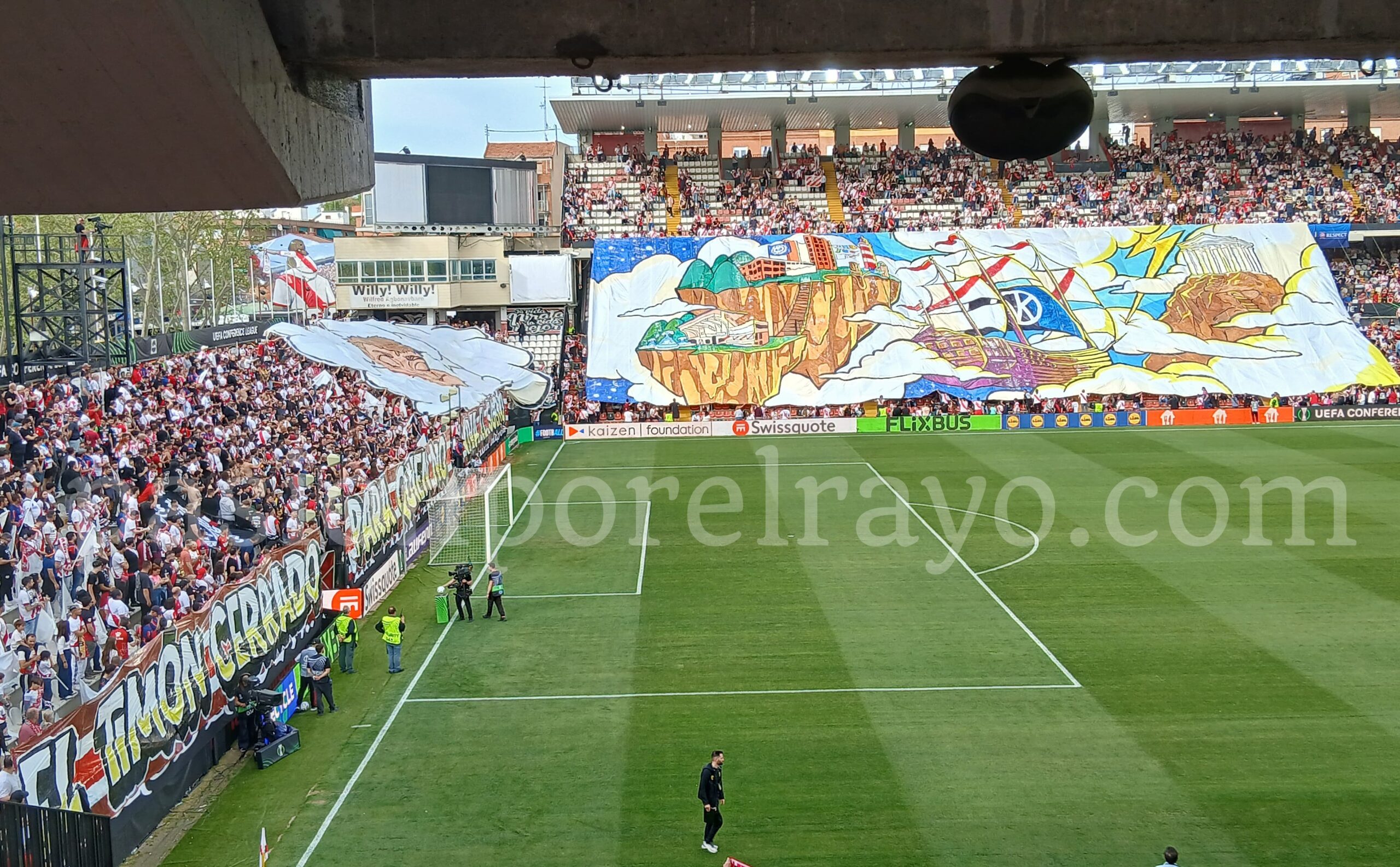 La mejor entrada en Vallecas en la Conference (13.184 espectadores) y un entradón en Grecia