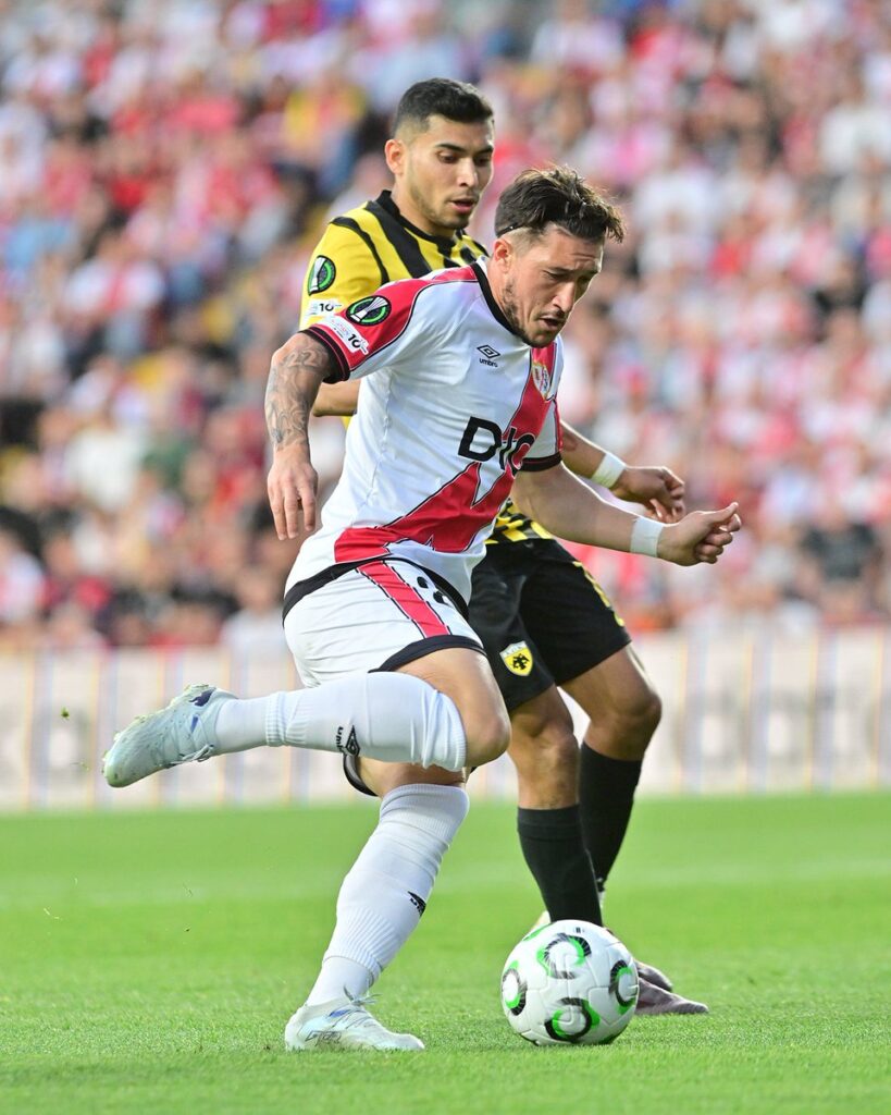 Pacha Espino, en el Rayo Vallecano - AEK de Atenas (c) Pasión por el Rayo