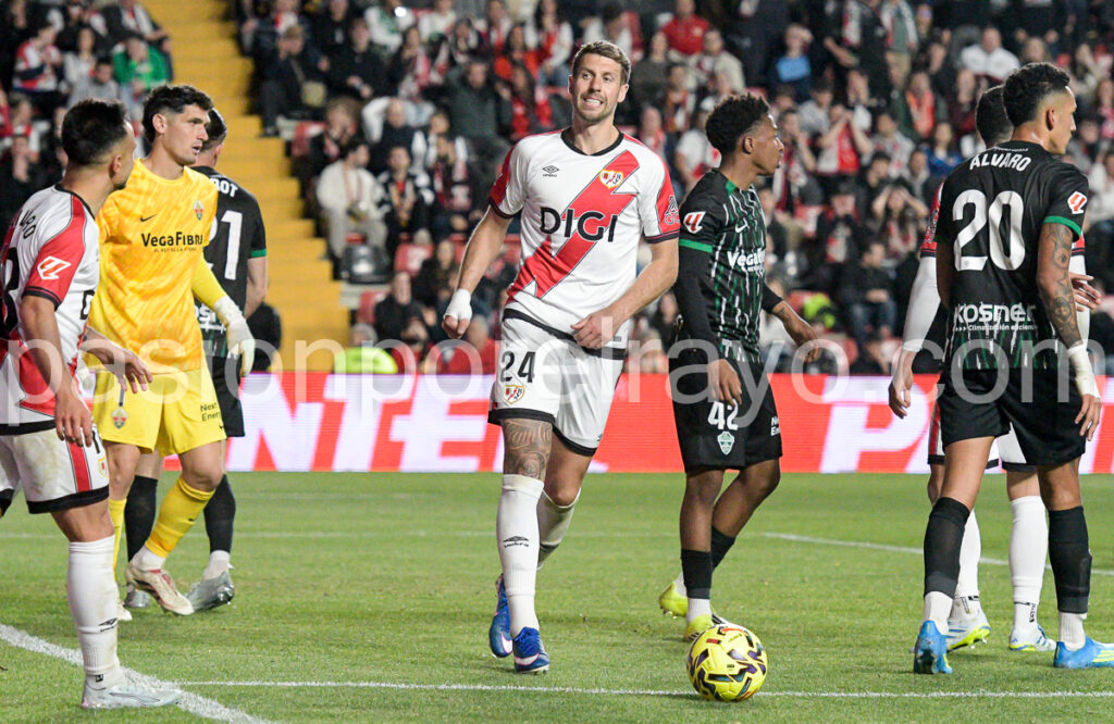 Lejeune, en el Rayo Vallecano - Elche (c) Pasión por el Rayo