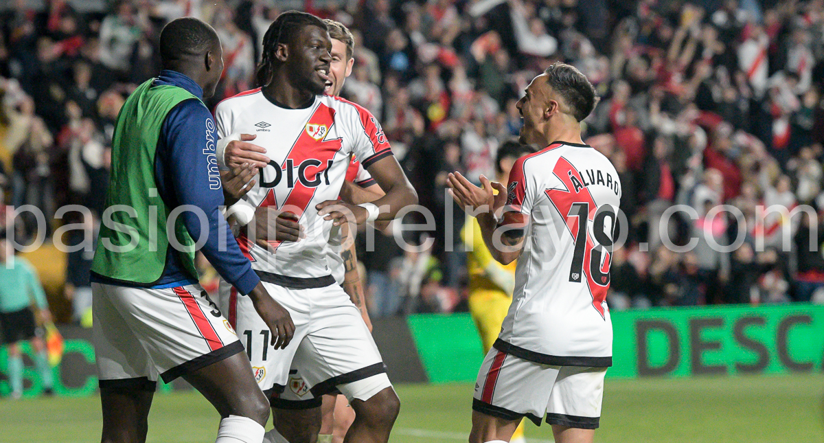 El Rayo Vallecano consiguió su victoria 250 en primera división