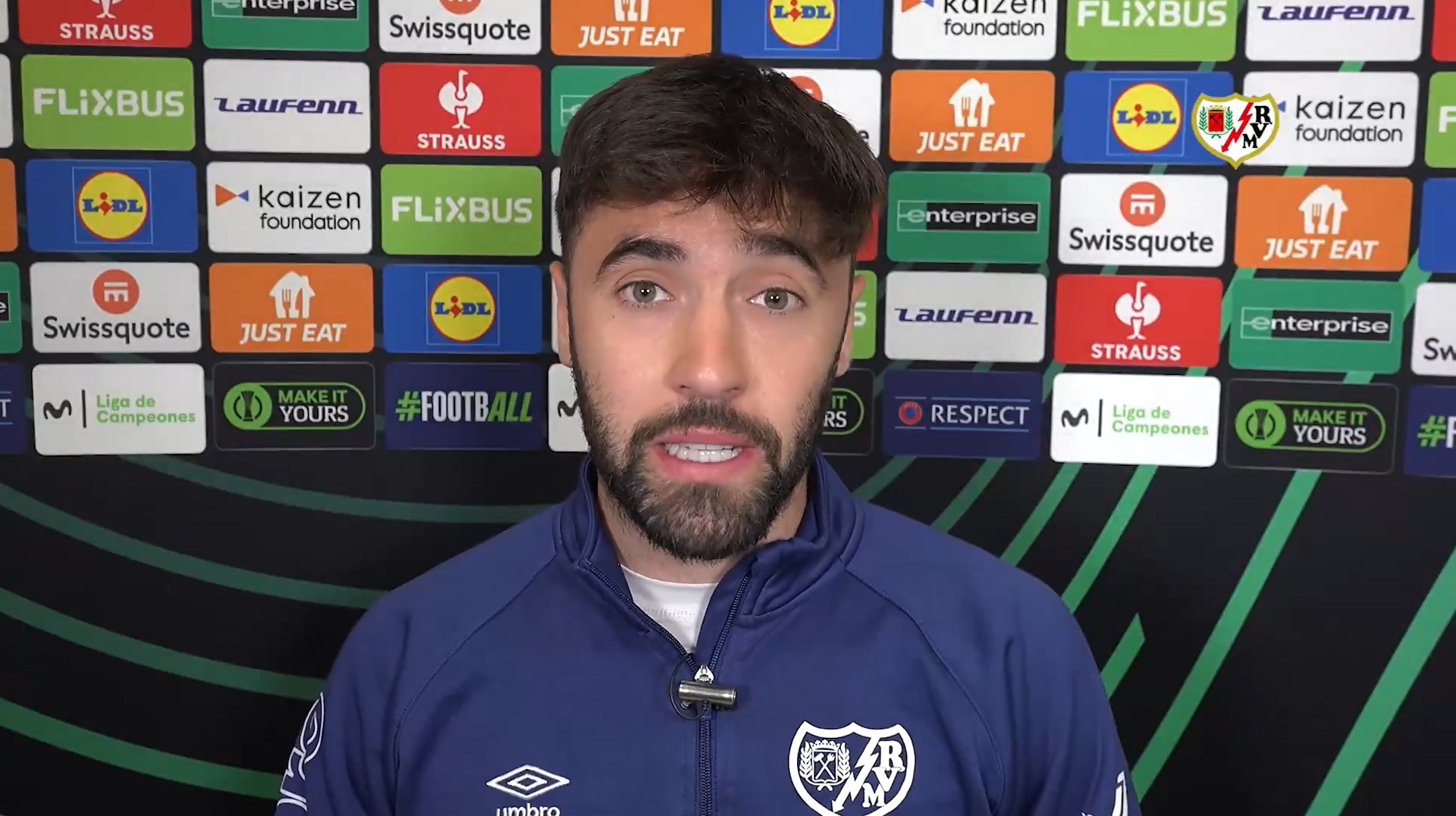 Unai López, tras el Rayo 3-0 AEK de Atenas: «Tranquilidad y humildad para ir a Grecia»