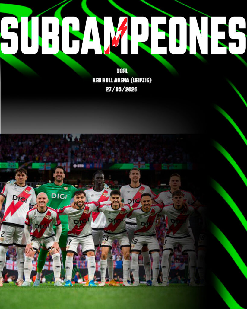 Rayo Vallecano: Subcampeones y una final para la historia 4 Cartel Subcampeones Conference League