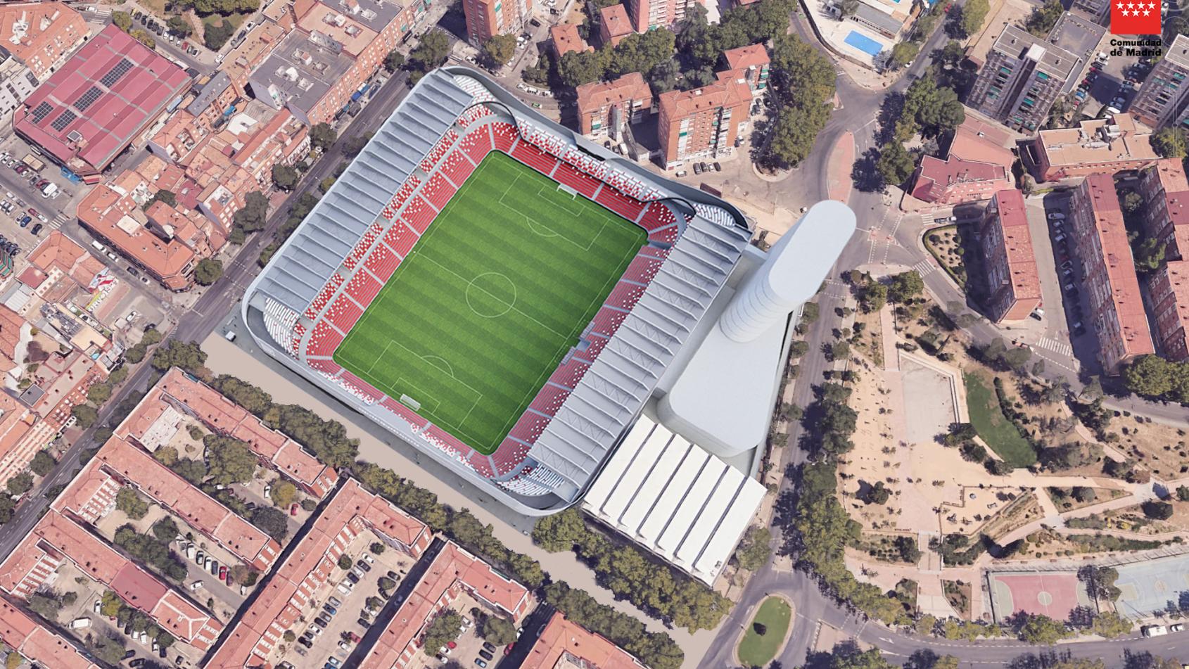 Mariano de Paco, consejero de la Comunidad de Madrid: "El Rayo ha maltratado el estadio de Vallecas de forma consciente y culpable" 7 Render del Nuevo Estadio de Vallecas 2027