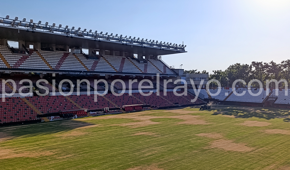 La ‘operación césped’ vuelve a Vallecas