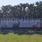 Césped estadio de Vallecas pretemporada 2026