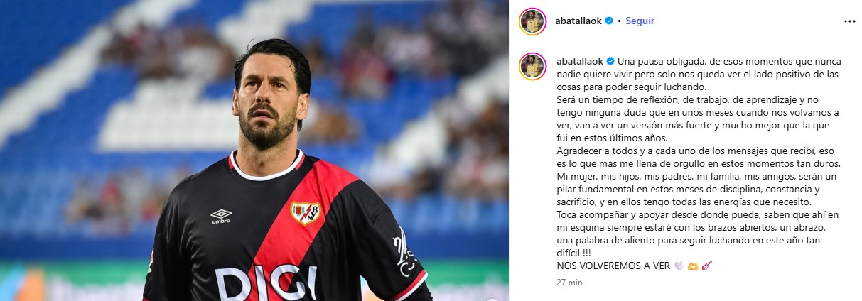 Batalla confirma su "pausa obligada" y agradece el apoyo recibido 2 Batalla