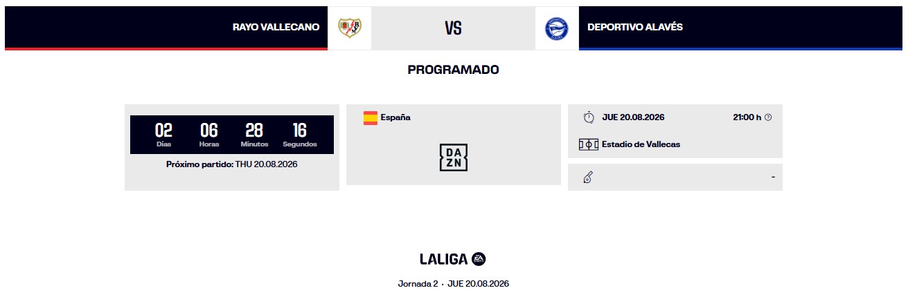 El Alavés vuelve a quejarse por las entradas, pero no por desconocer dónde se jugará el partido 4 laliga estadio de valecas rayo - alaves