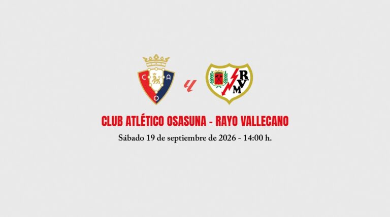 Cartel entradas Osasuna - Rayo (c) Rayo Vallecano