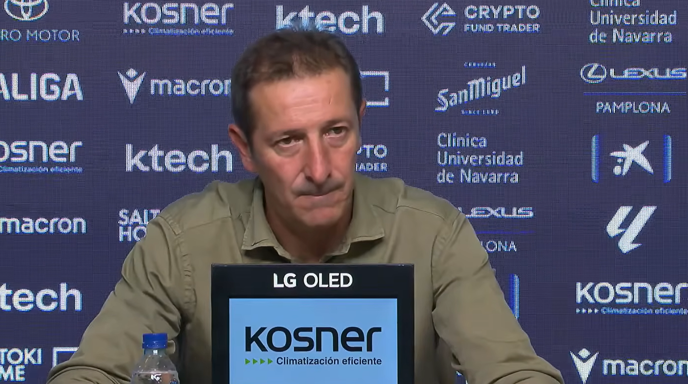 Ramis, tras el Osasuna 1-1 Rayo: «El Rayo te puede hacer un traje y les hemos dejado pocas ocasiones»