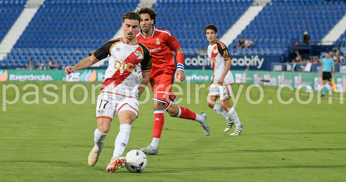 Pedrosa tras el Rayo 2-1 Espanyol: «He pedido perdón porque el Espanyol me ha dado la vida»