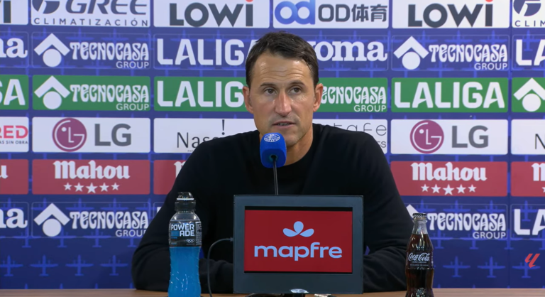 Beñat San José, tras el Getafe 1-1 Rayo Vallecano (c) LaLiga