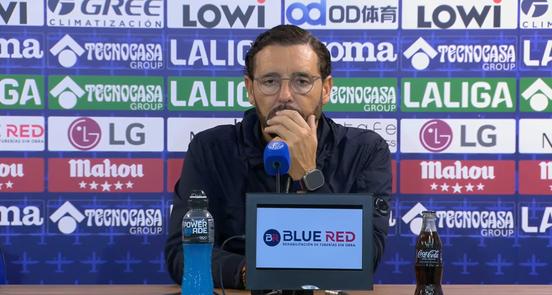 Bordalás, tras el Getafe 1-1 Rayo Vallecano: «Sacan demasiadas tarjetas, es una barbaridad»