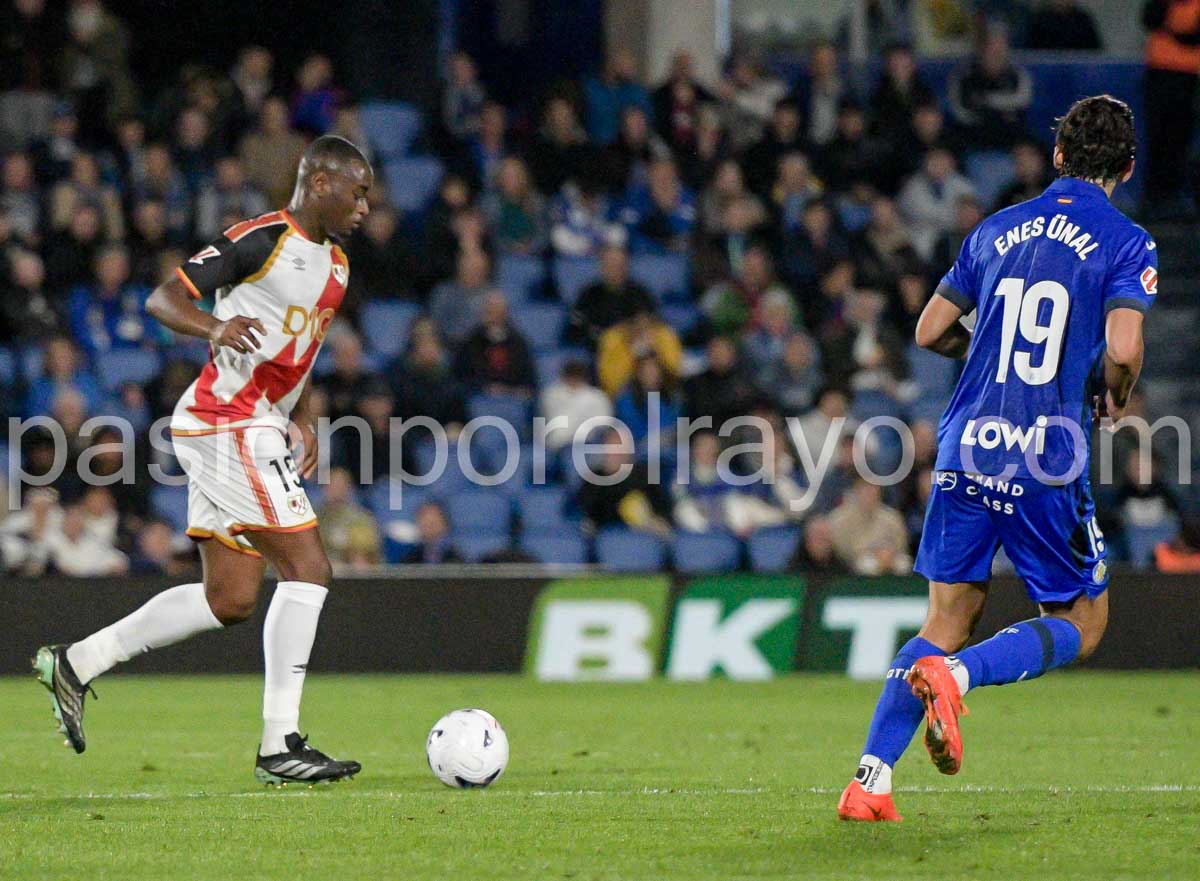 Mujaid, tras el Getafe 1-1 Rayo: «El equipo está con la cabeza en el Elche más que en otra cosa»